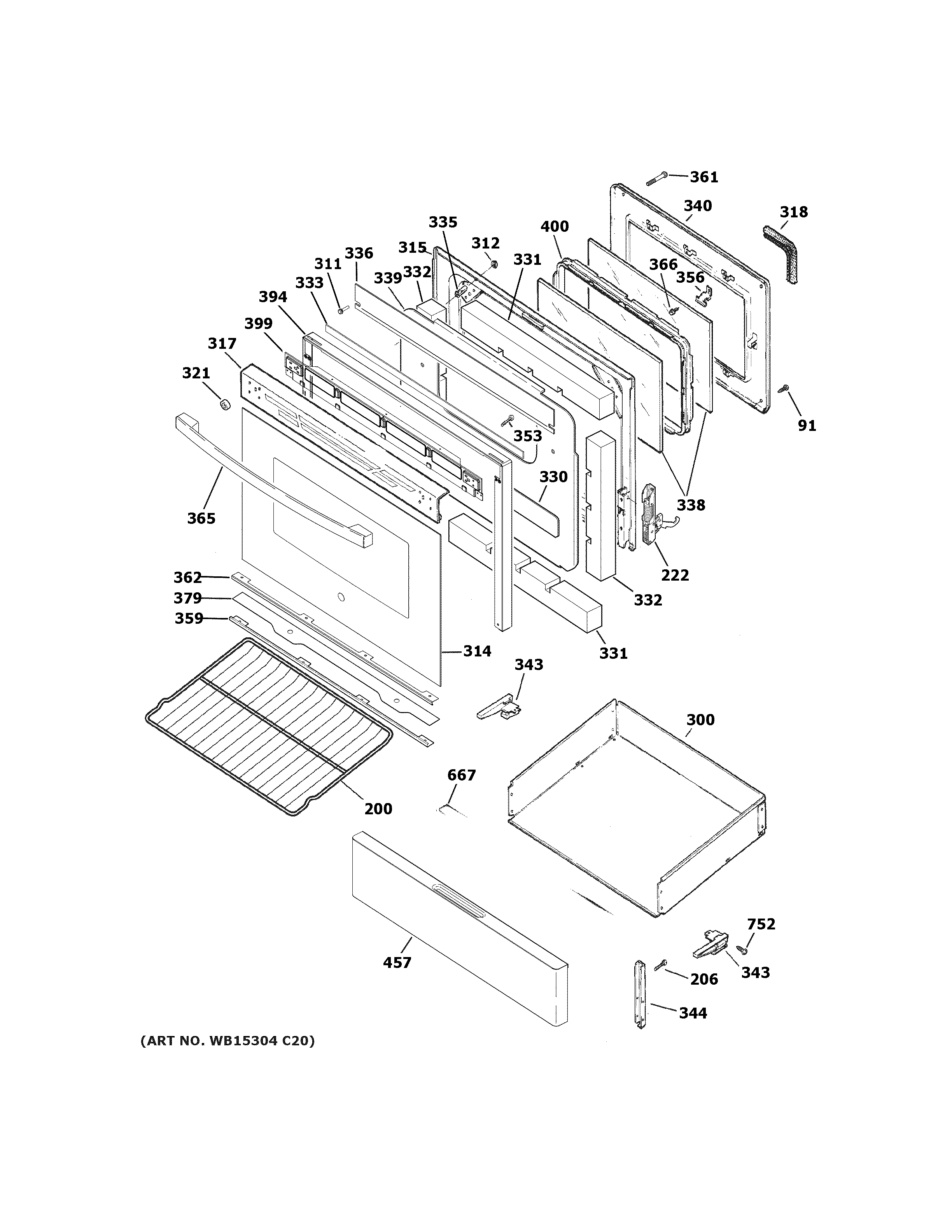 Door & drawer parts