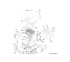 GE JGB860BEJ2TS lower oven diagram