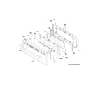 GE JGB860BEJ2TS upper door diagram