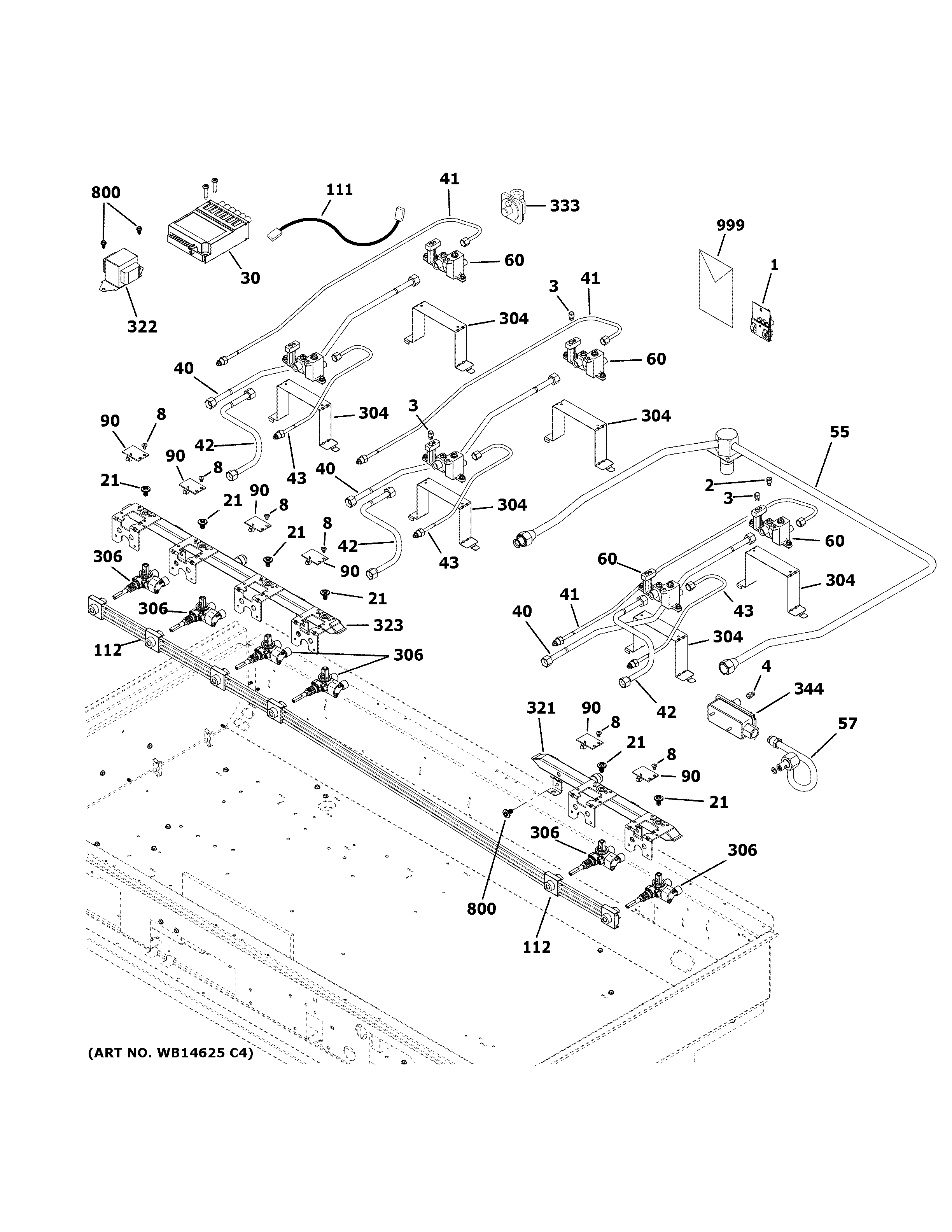 Gas & burner parts