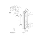 GE GZS22DGJPFBB freezer door diagram