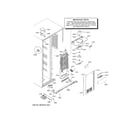 GE GZS22DGJPFBB freezer section diagram