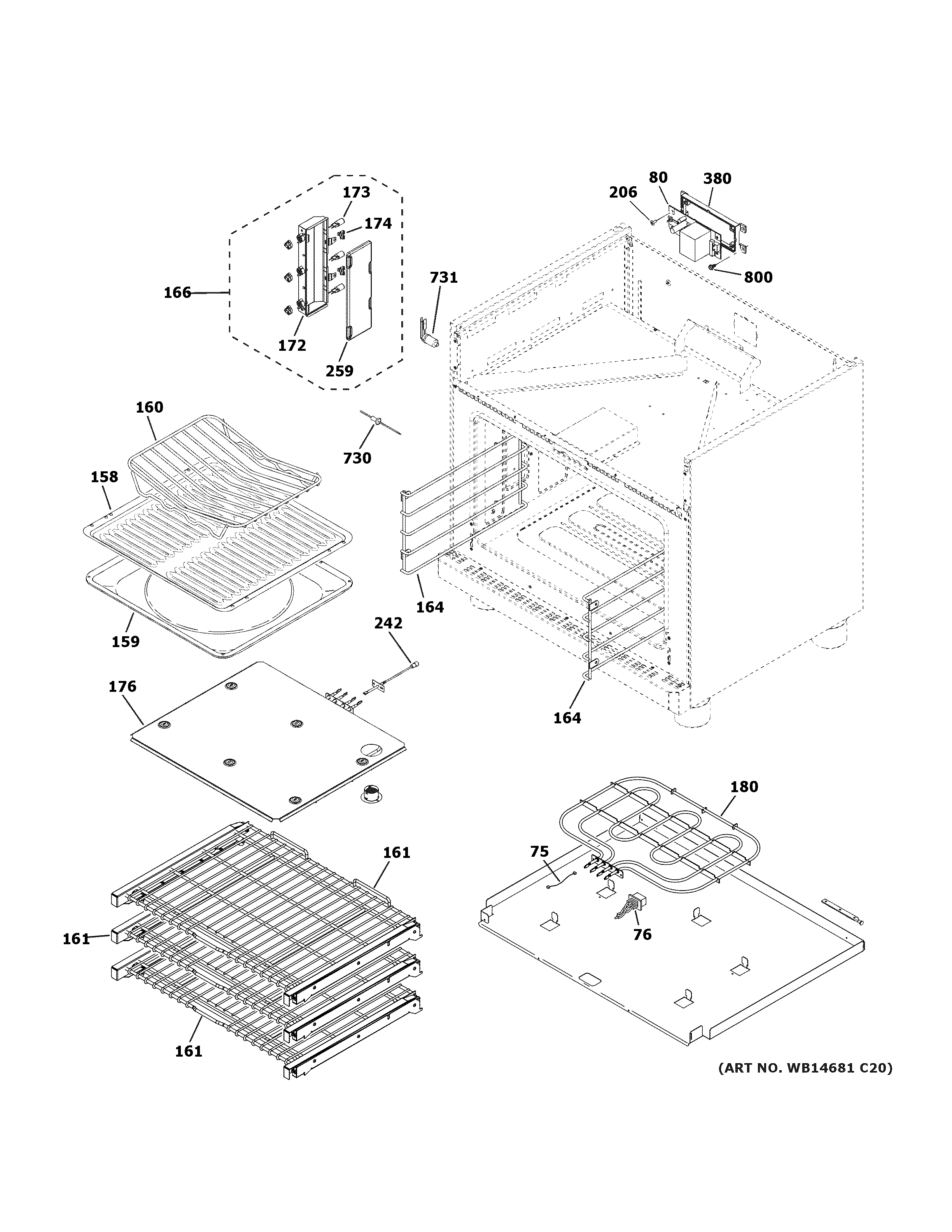 OVEN CAVITY PARTS