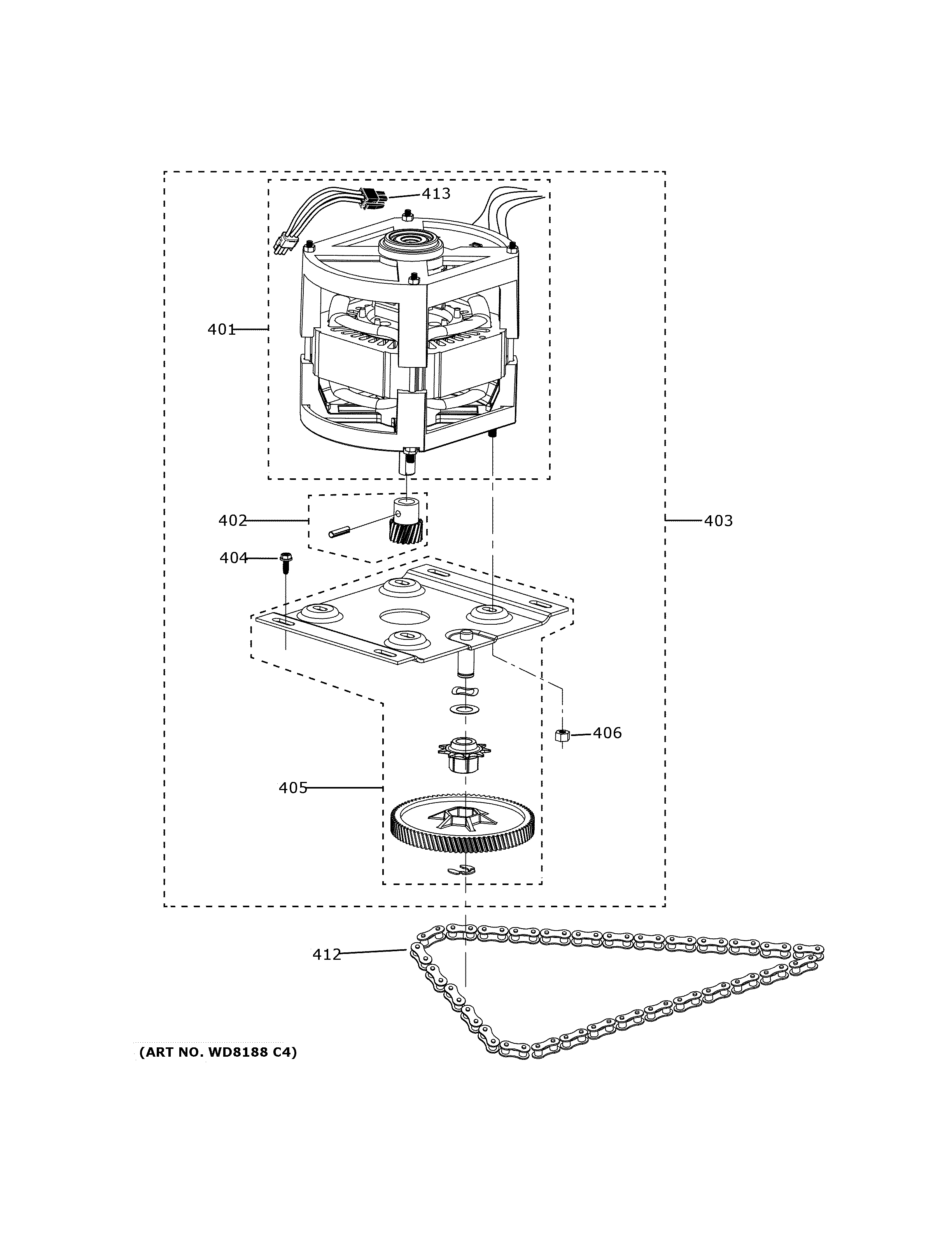 Motor & drive parts