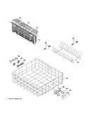 Lower rack assembly