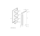 GE QNE27JBMLFTS fresh food door - rh diagram