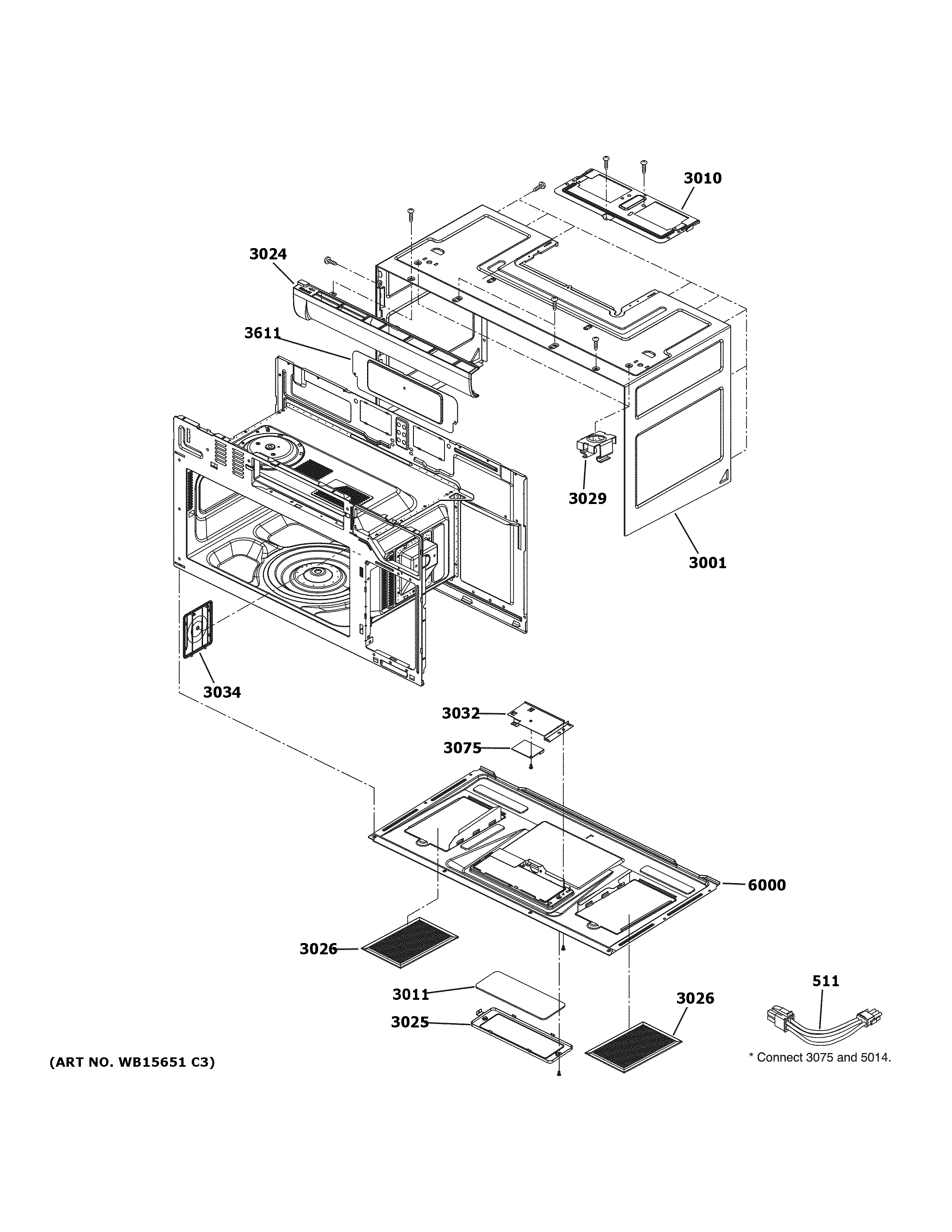 Oven cavity parts