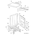 GE DRSR495EG7WW cabinet diagram