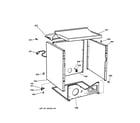 GE DRSR495GG3WW cabinet diagram