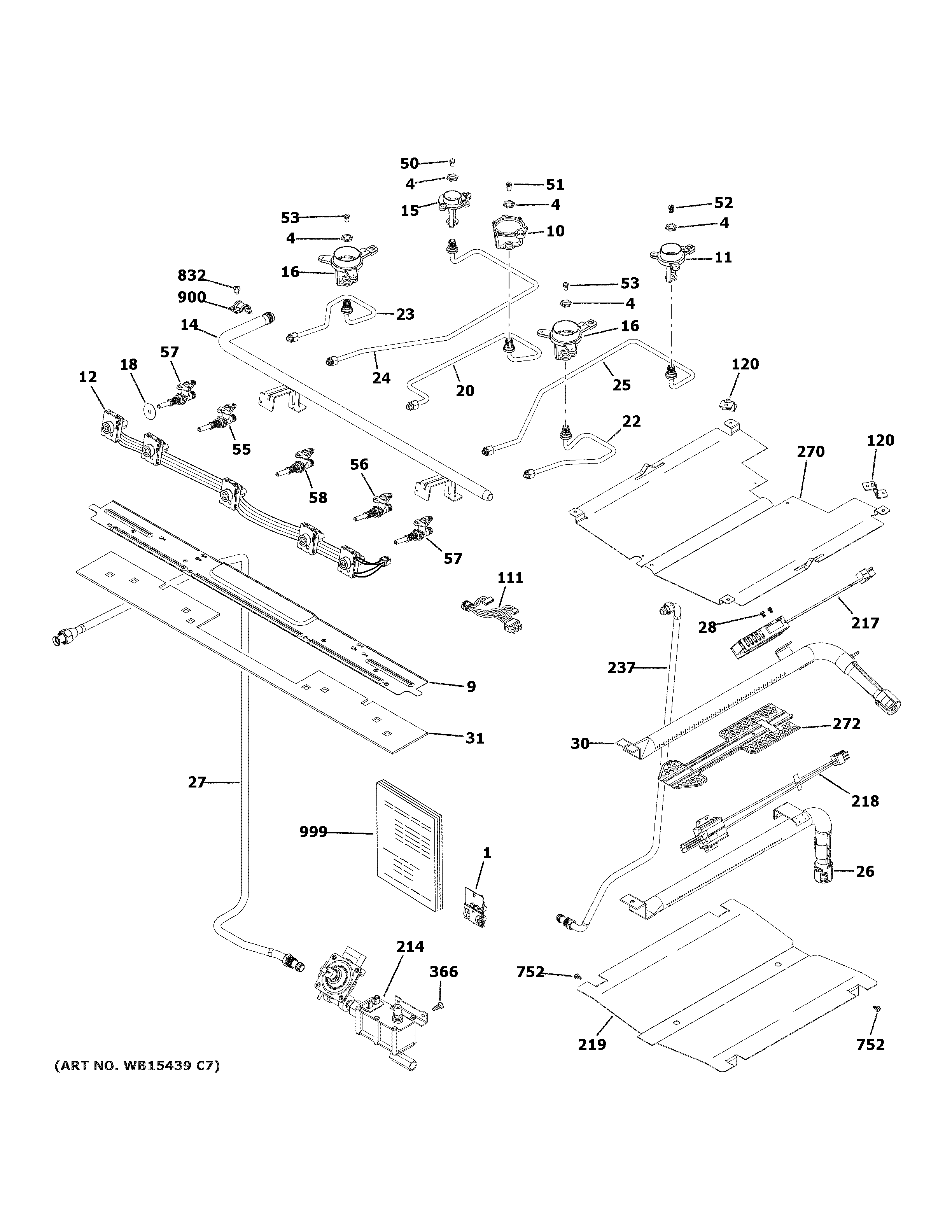 Gas & burner parts