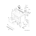 GE CGY366P3M1D1 body parts diagram