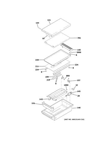 Griddle assembly