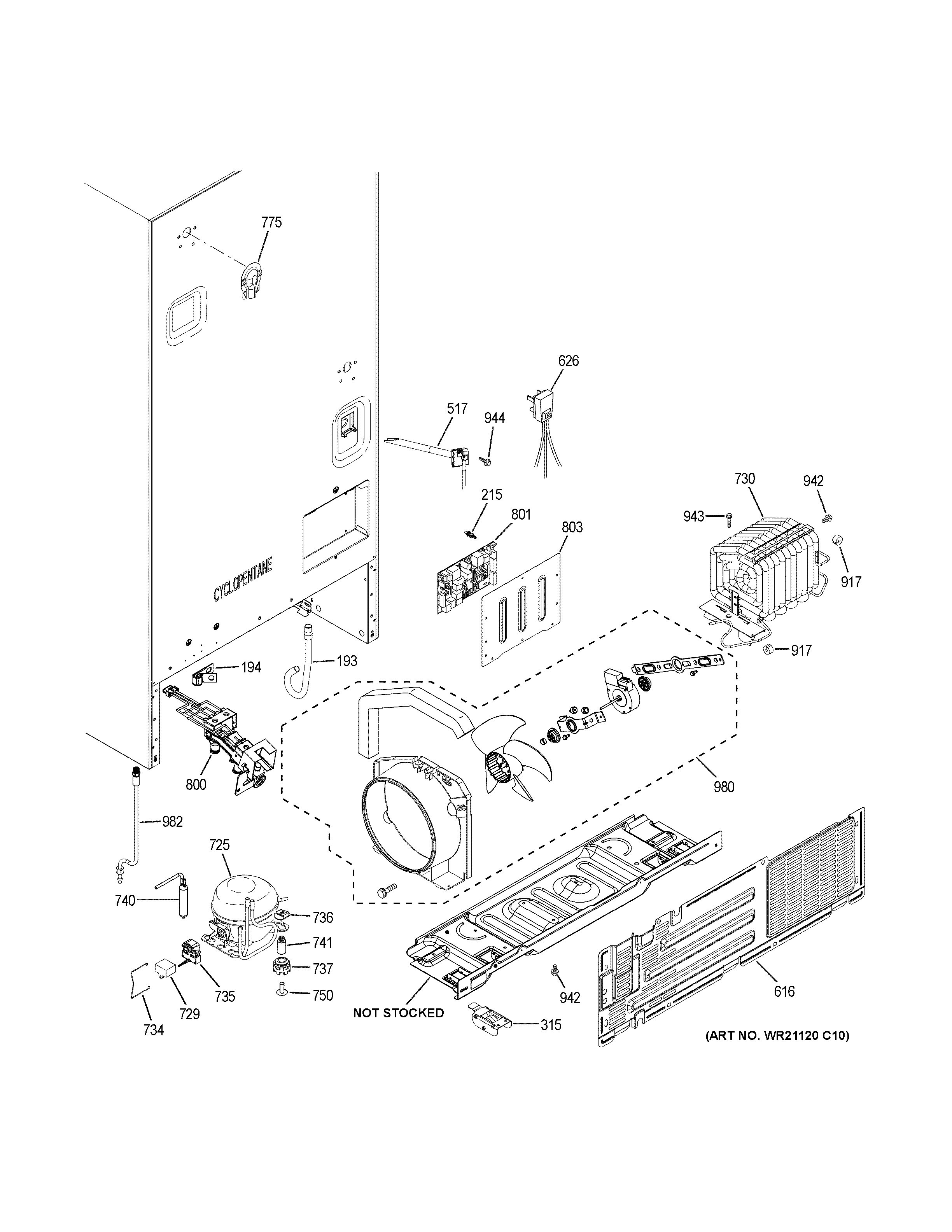 Machine compartment