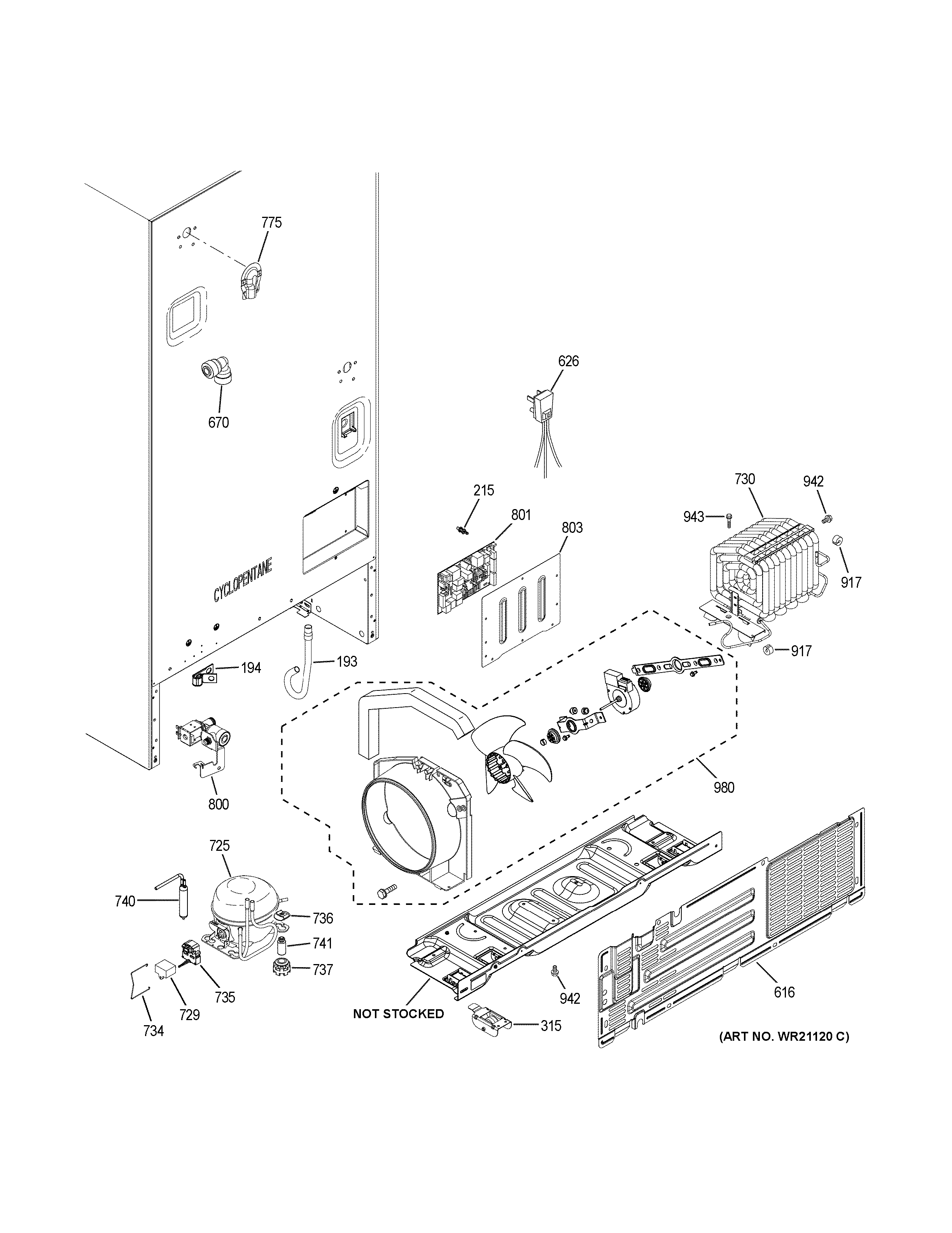 Machine compartment
