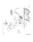 Dispenser door