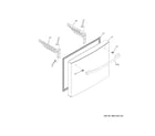 GE GYE18JEMAFDS freezer door diagram