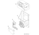 GE GYE18JEMAFDS ice maker & dispenser diagram