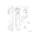 GE GYE18JEMAFDS fresh food section diagram