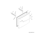 GE GYE18JSLGFSS freezer door diagram