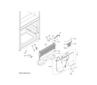 GE GBE21DGKGRBB freezer section diagram