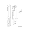 GE GBE21DGKGRBB fresh food section diagram