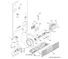 GE GYE18JBLKFTS machine compartment diagram