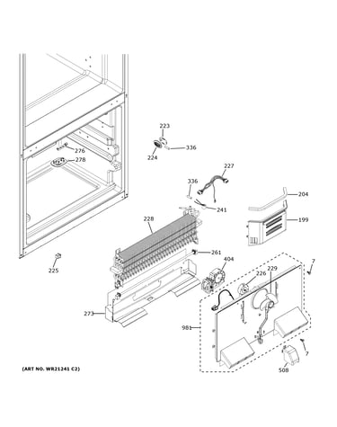Freezer section