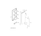 GE GFE24JGKAFWW fresh food door - rh diagram