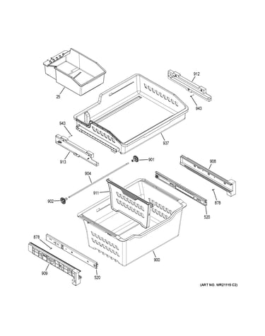 Freezer shelves