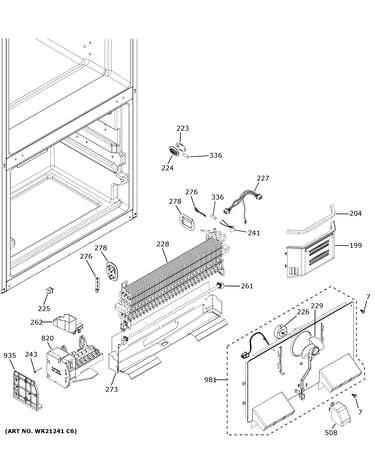 Freezer section