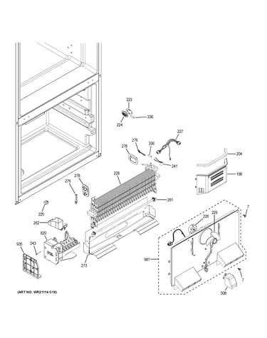 Freezer section