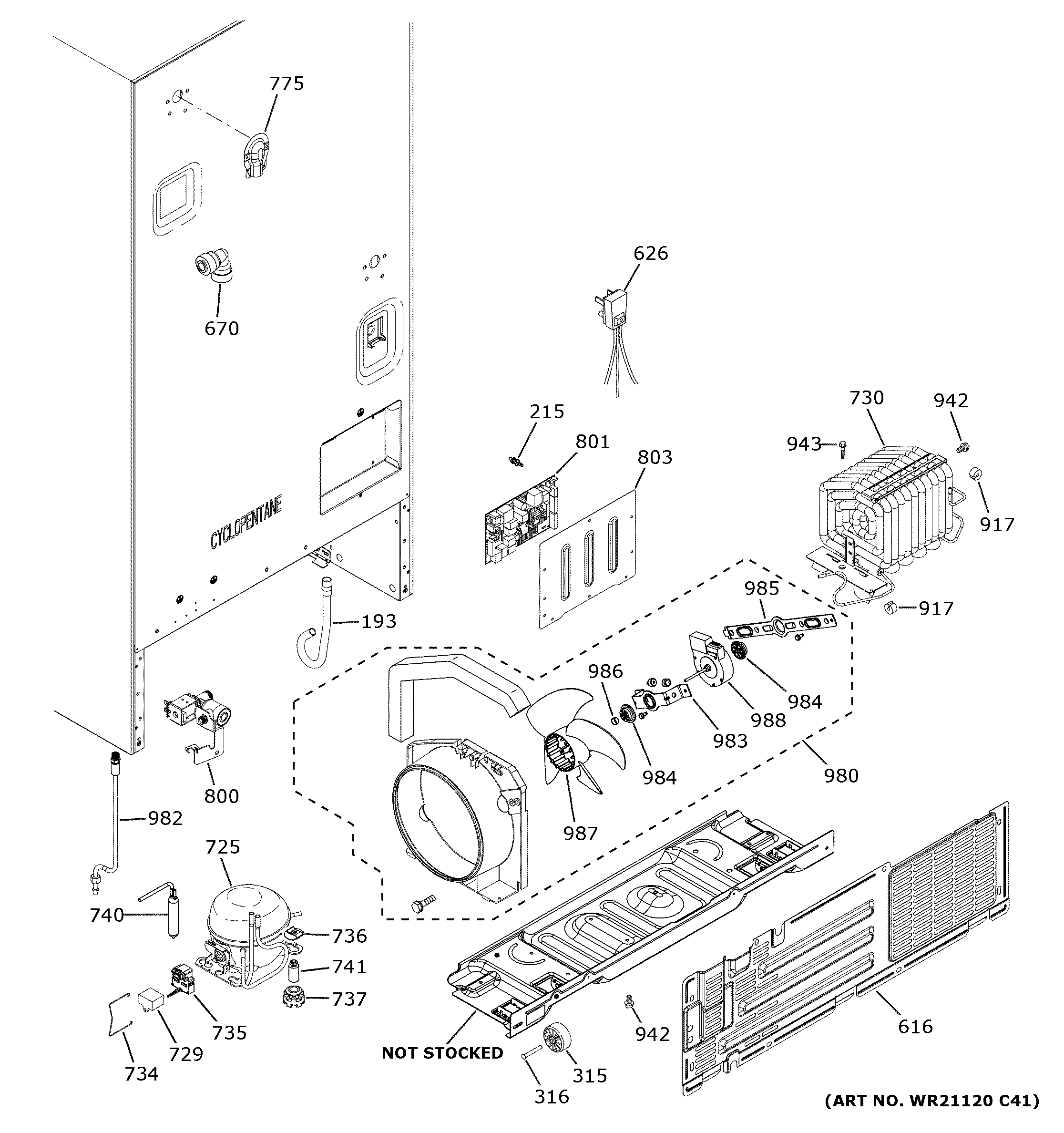 Machine compartment