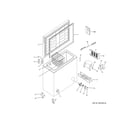 GE FCM7CKACD freezer parts diagram