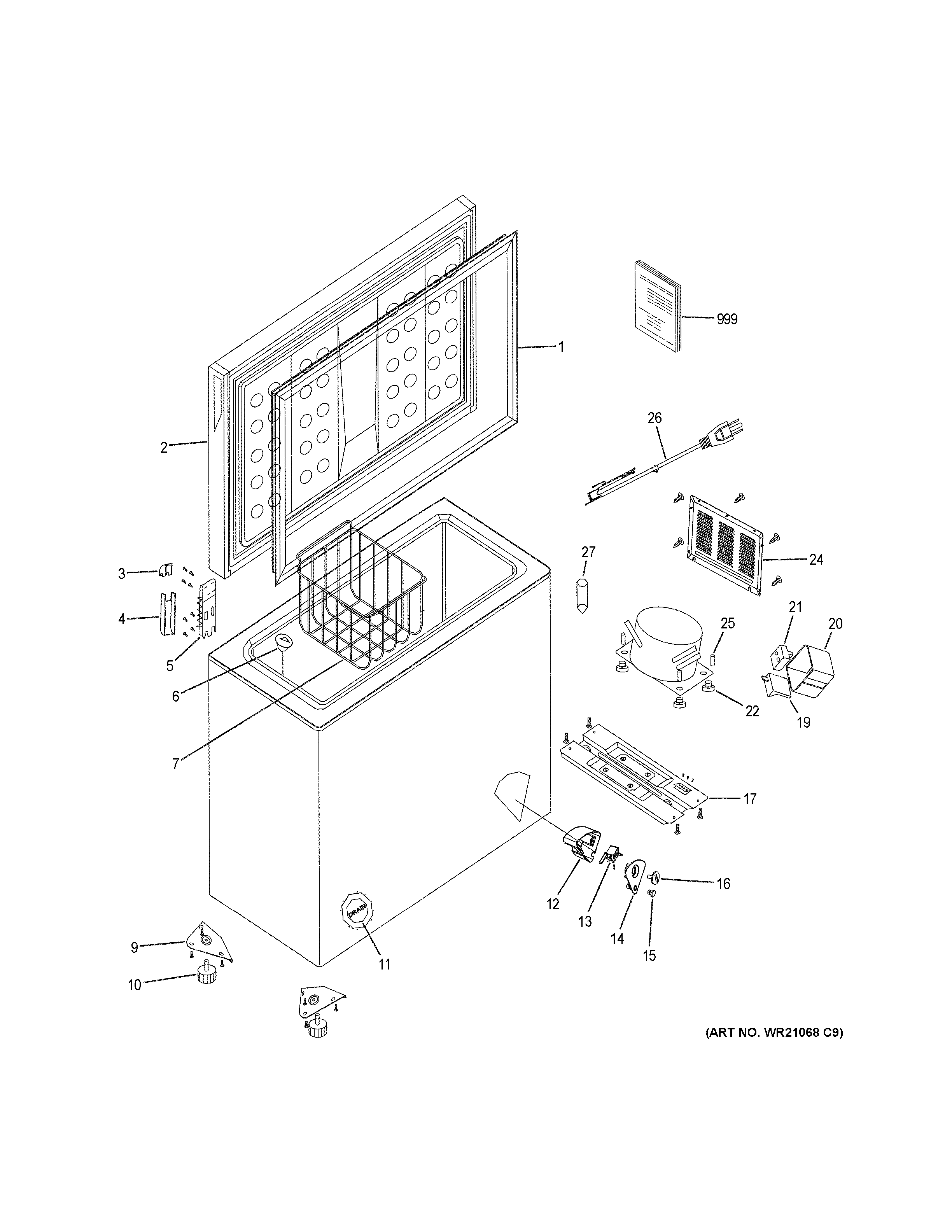 Freezer parts