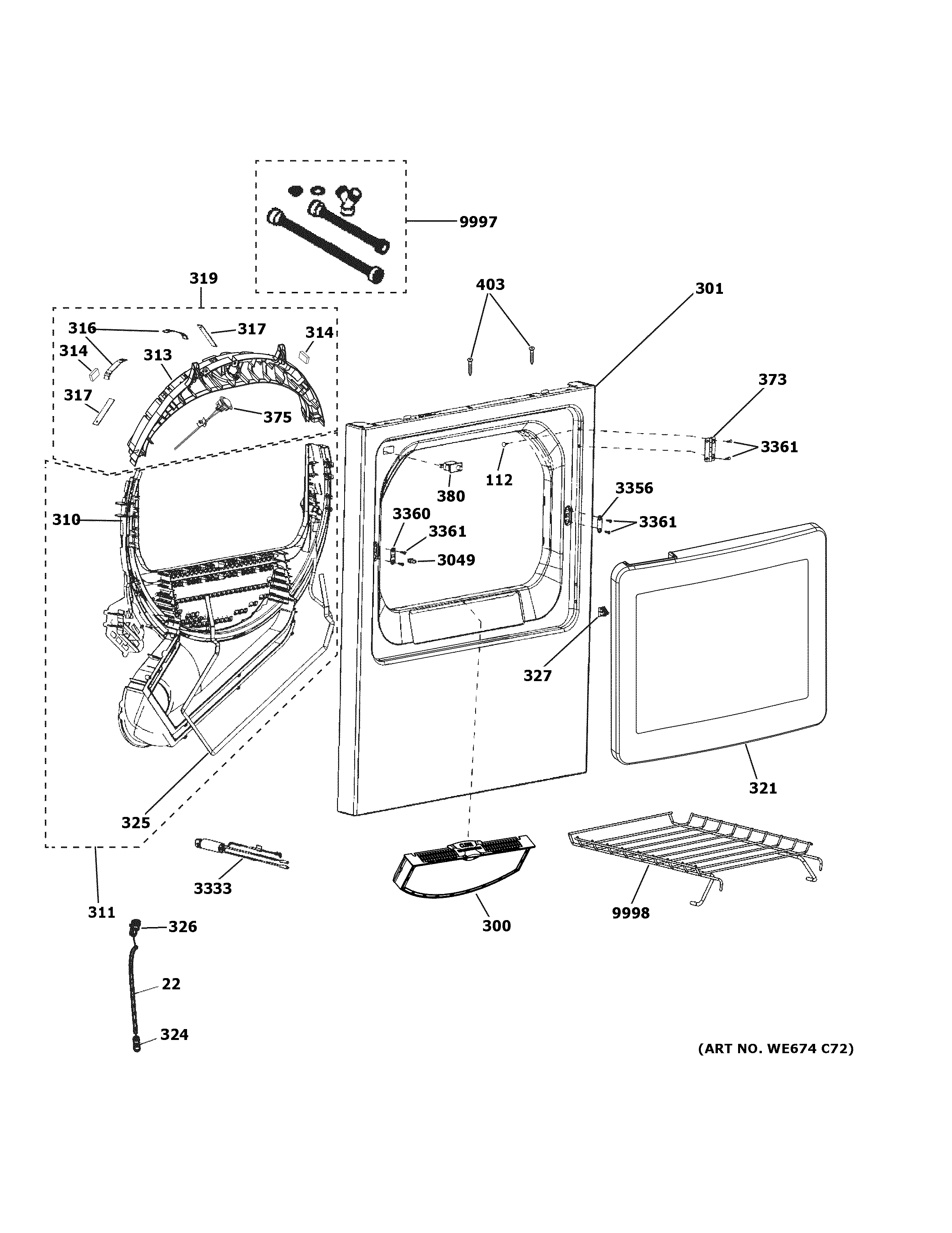 FRONT PANEL & DOOR