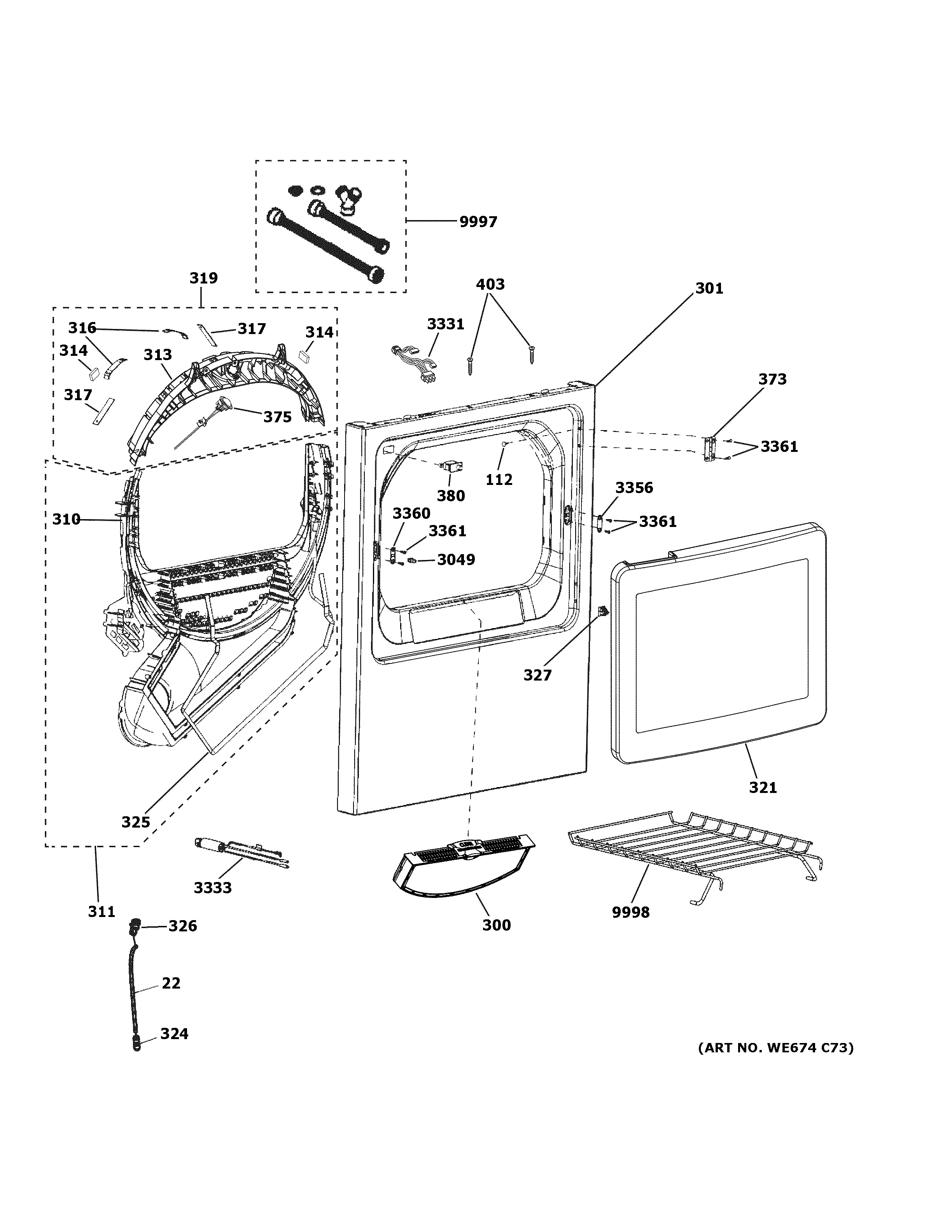 FRONT PANEL & DOOR