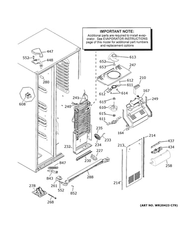 Freezer section