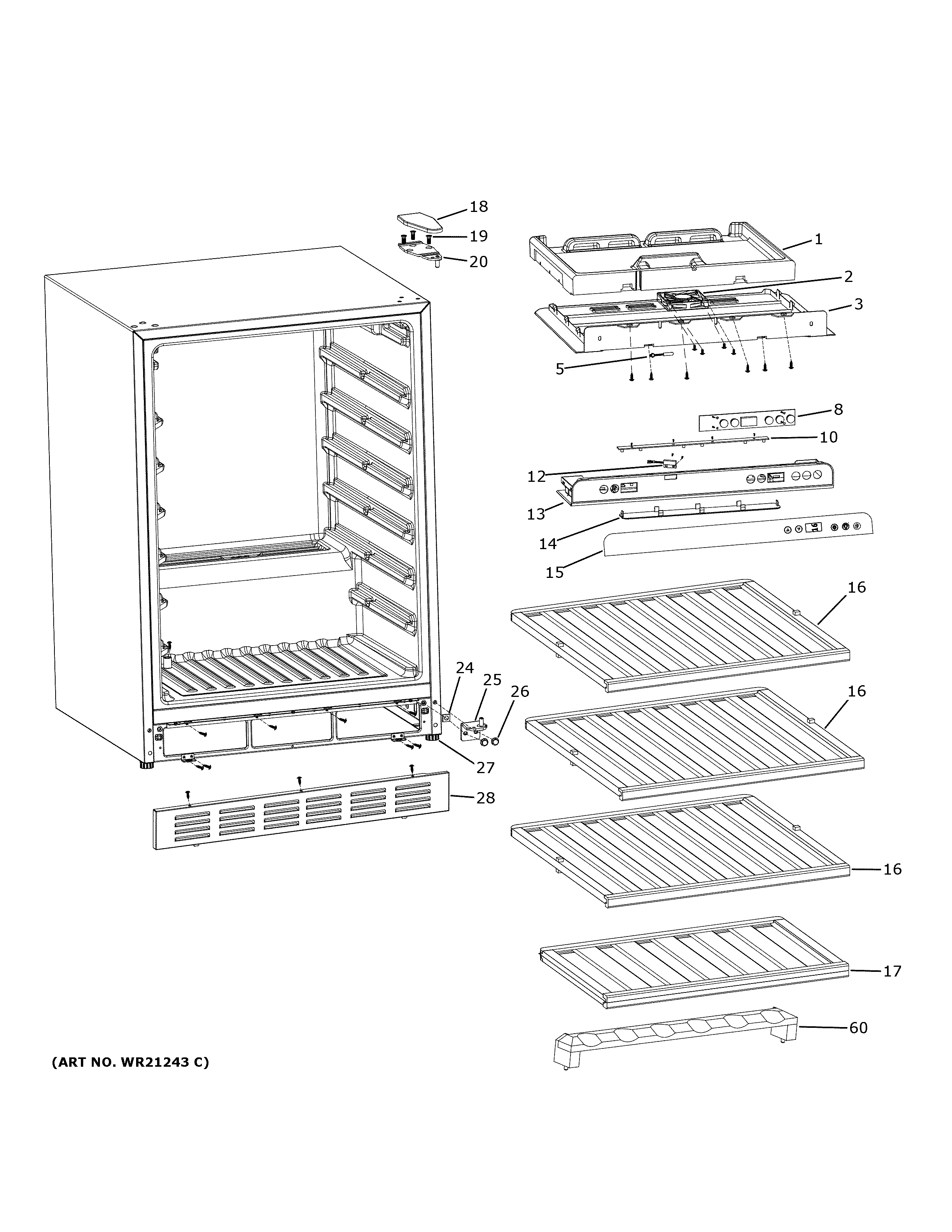 Cabinet & shelves