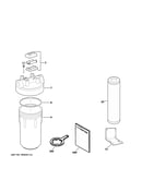 Water filtration parts
