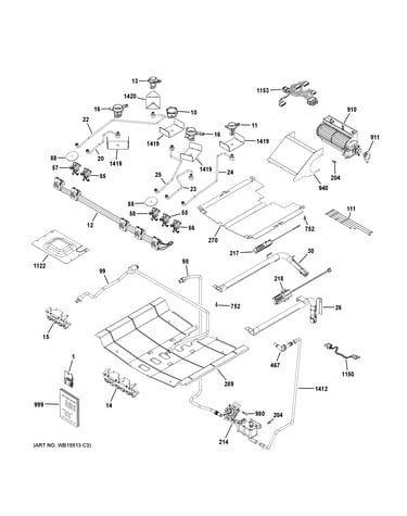 Gas & burner parts