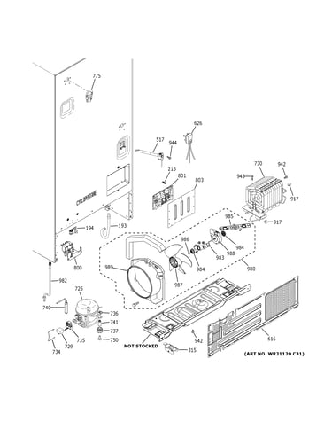 Machine compartment