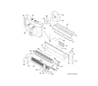 GE AZ45E07DABW1 motor & chassis parts diagram