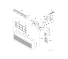 GE AZ45E12DAPW1 grille & control parts diagram