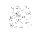 GE JVM6175SF1SS oven cavity parts diagram