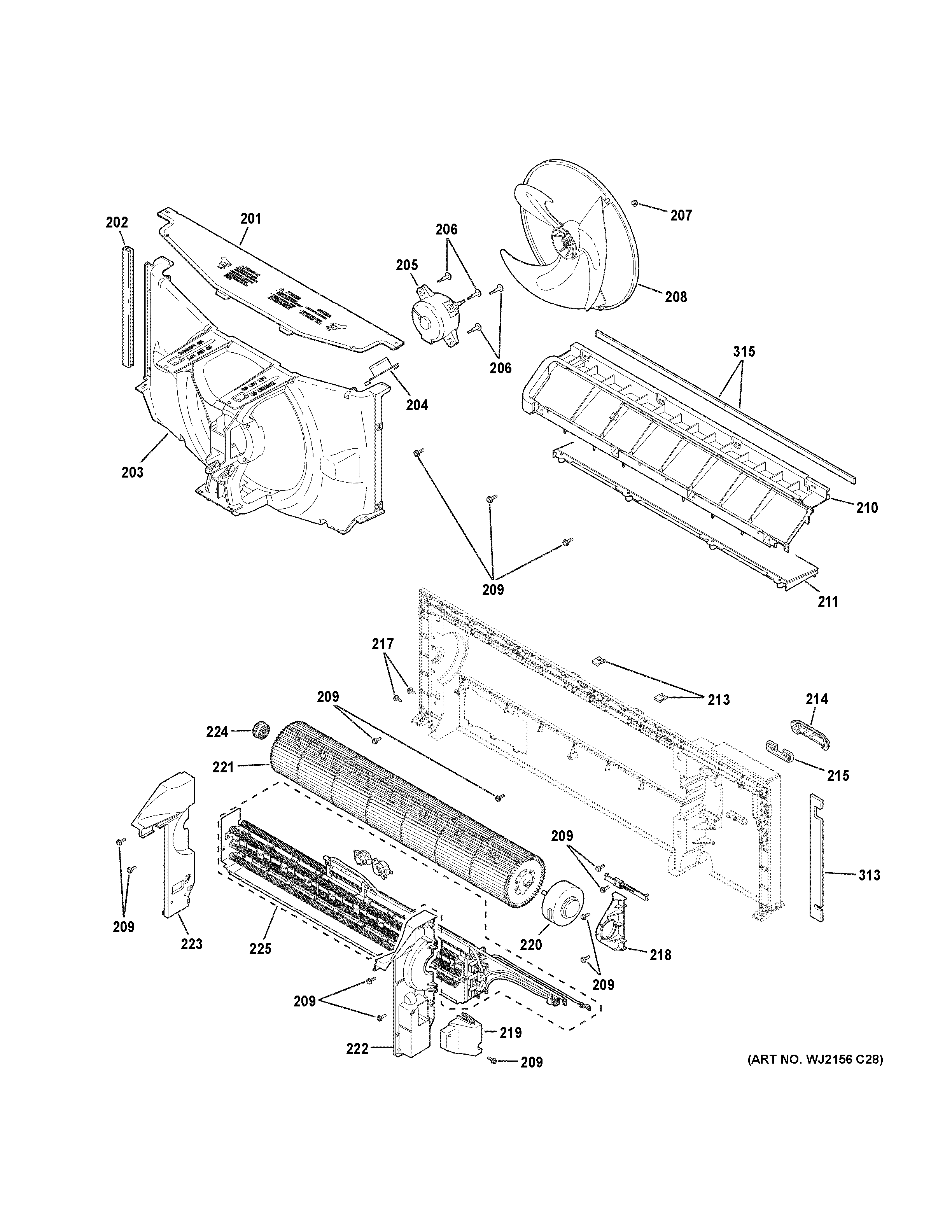 Motor & chassis parts