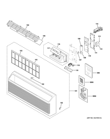 Grille & control parts