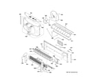 GE AZ45E09DACW3 motor & chassis parts diagram