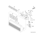 GE AZ45E12DACW5 grille & control parts diagram