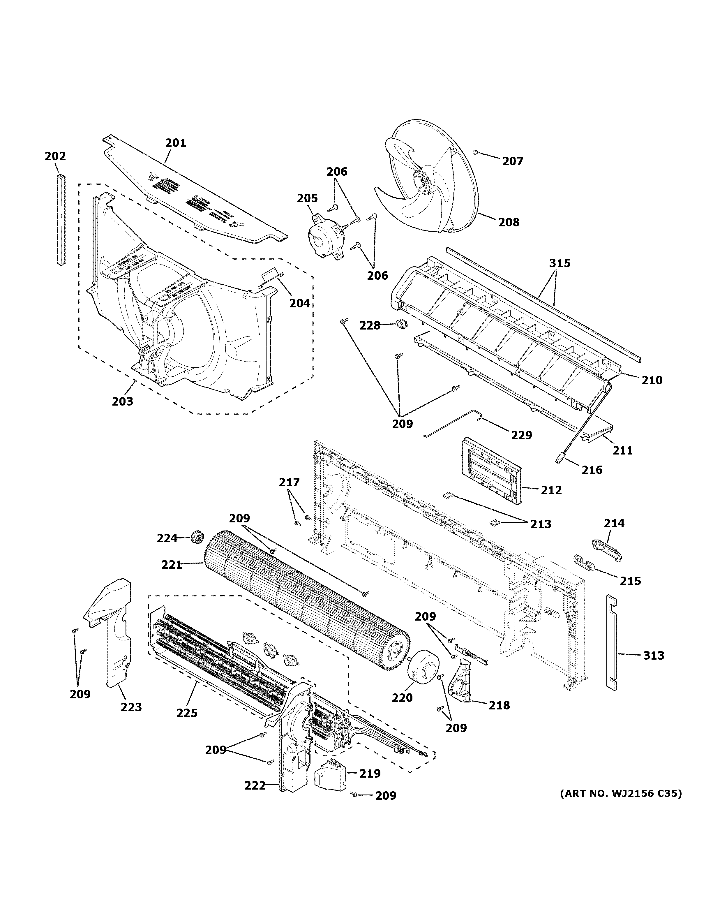Motor & chassis parts