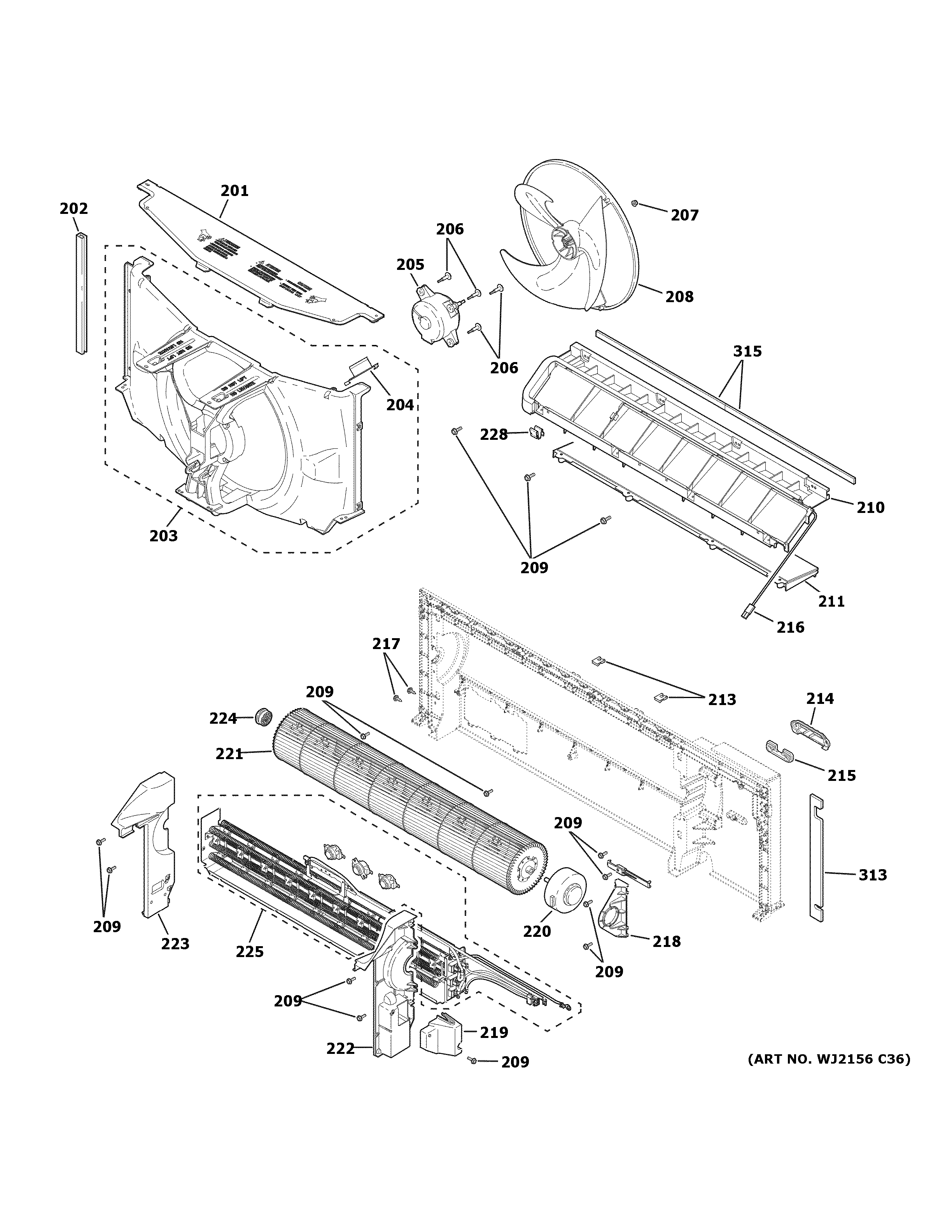Motor & chassis parts